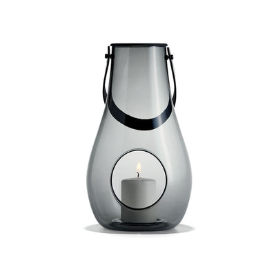 holmegaard | design with light lantern | smoke 29cm