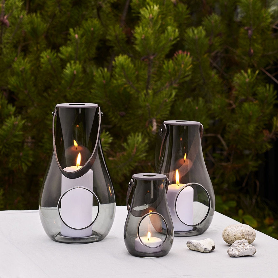 holmegaard | design with light lantern | smoke 25cm - LC