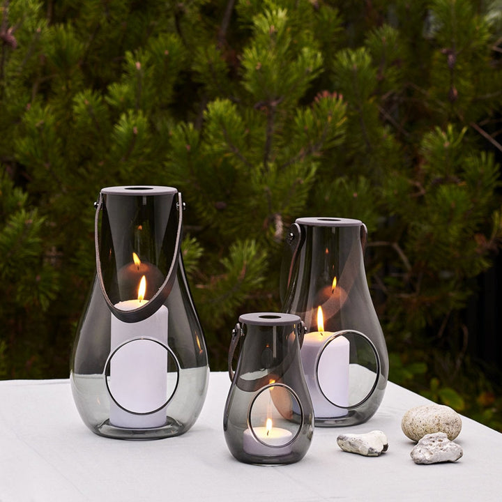 holmegaard | design with light lantern | smoke 25cm - LC
