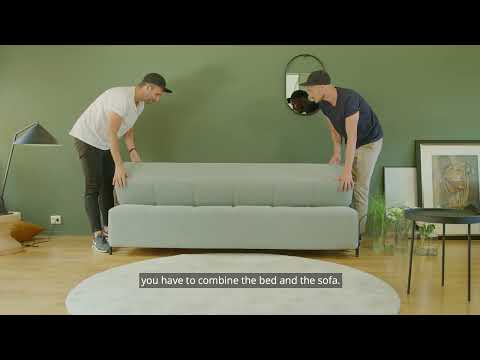 northern | daybe sofa daybed with armrest | dark grey - EX DISPLAY