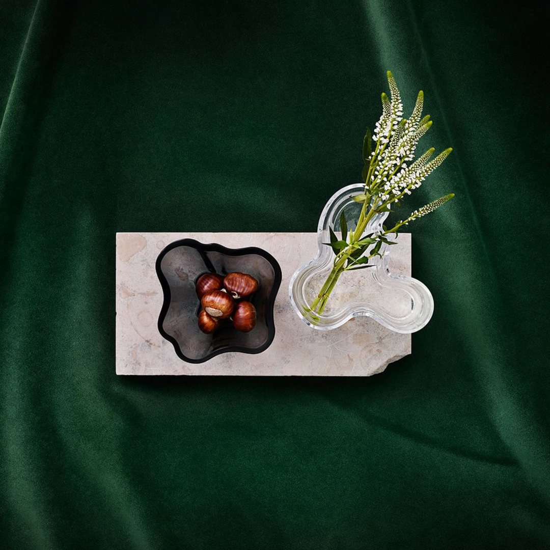 iittala | aalto finlandia vase | dark grey 25.1cm