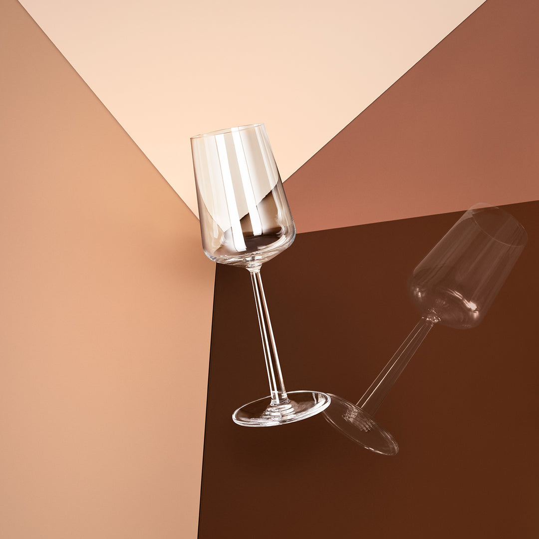 iittala | essence white wine glass | set of 2 - LC