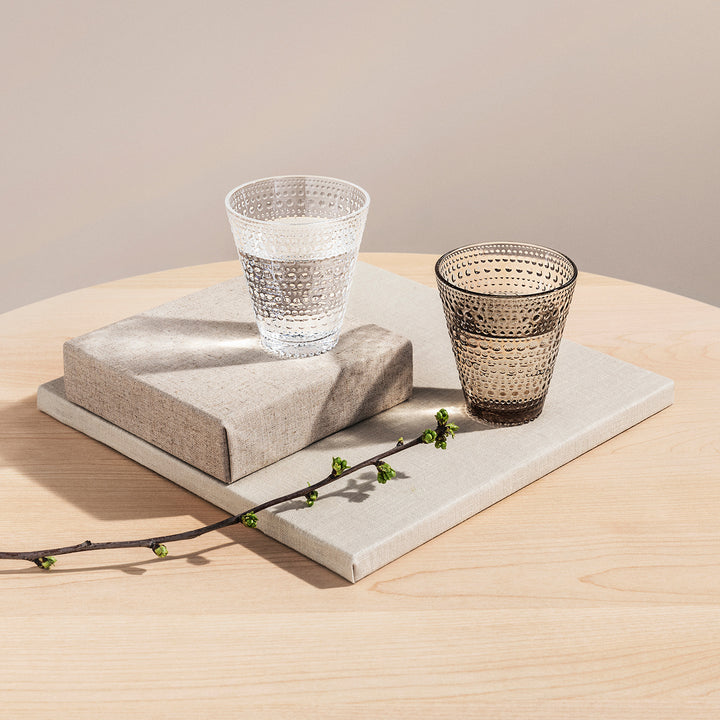 iittala | kastehelmi tumbler | set of 2 | linen