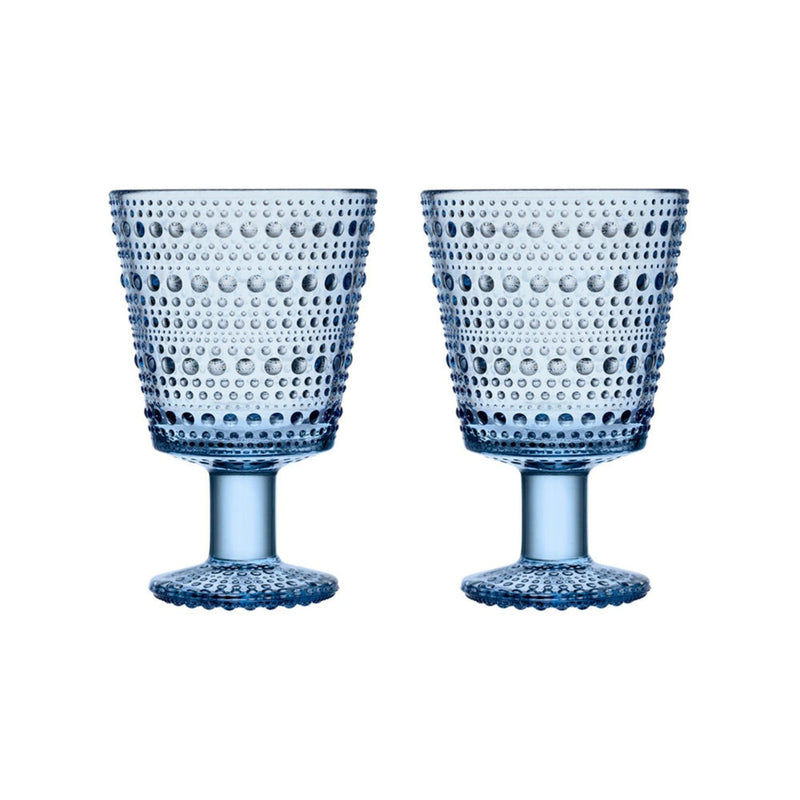 iittala | kastehelmi universal glass | set of 2 | aqua
