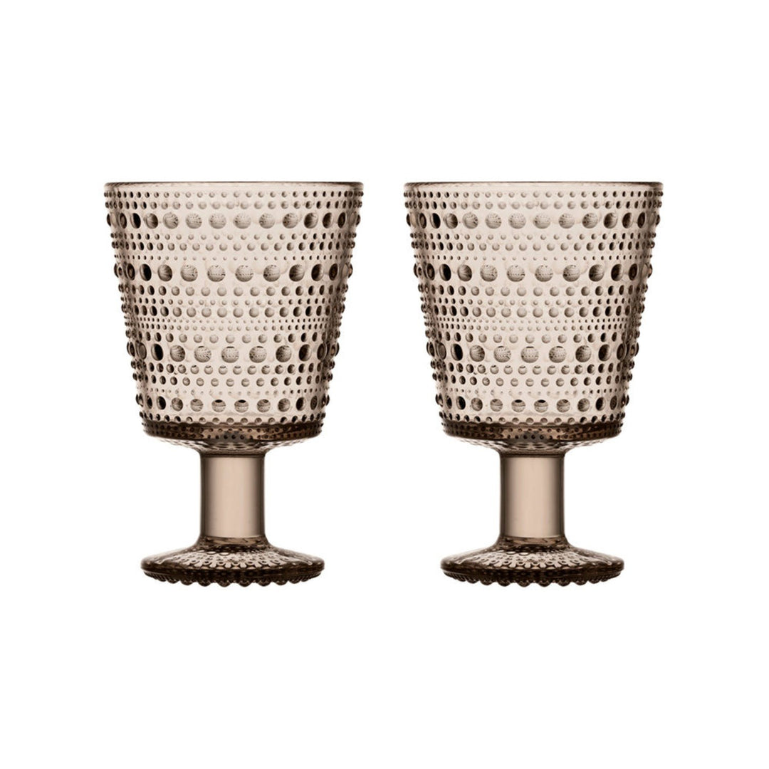 iittala | kastehelmi universal glass | set of 2 | linen
