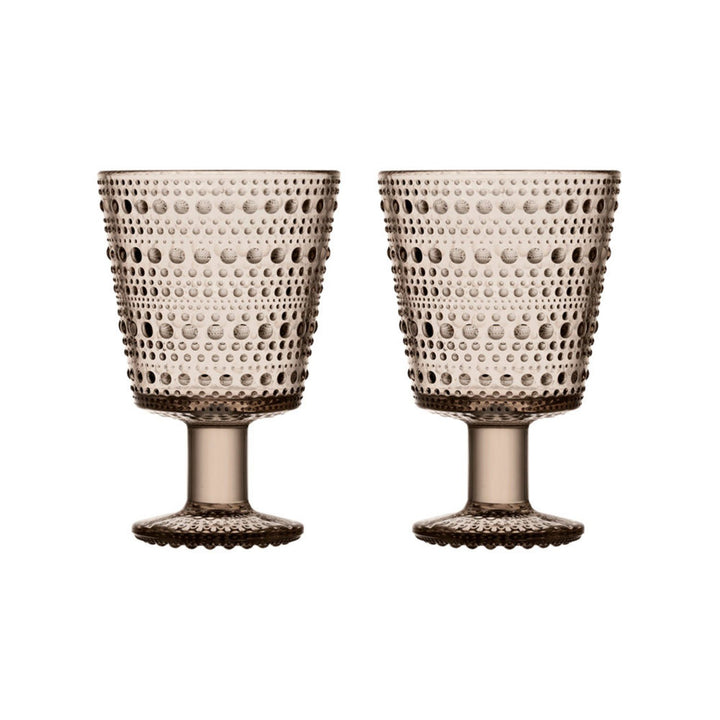 iittala | kastehelmi universal glass | set of 2 | linen