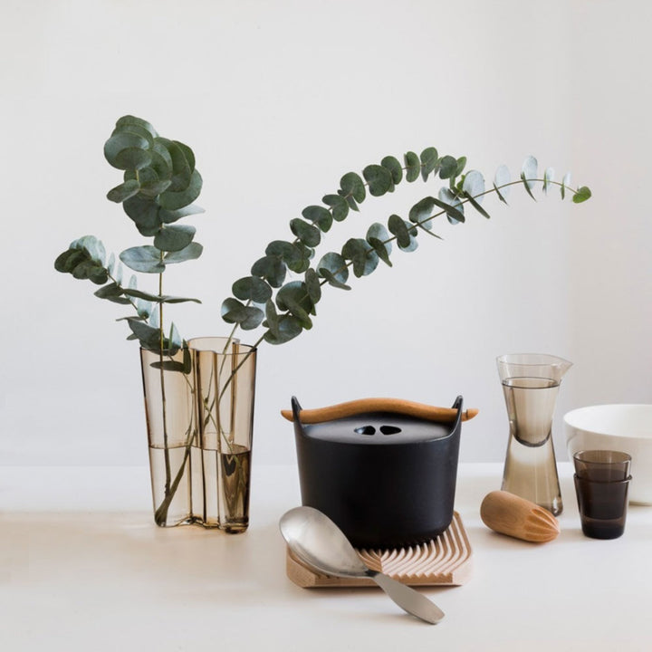 iittala | sarpaneva cast iron casserole | round 3 litre