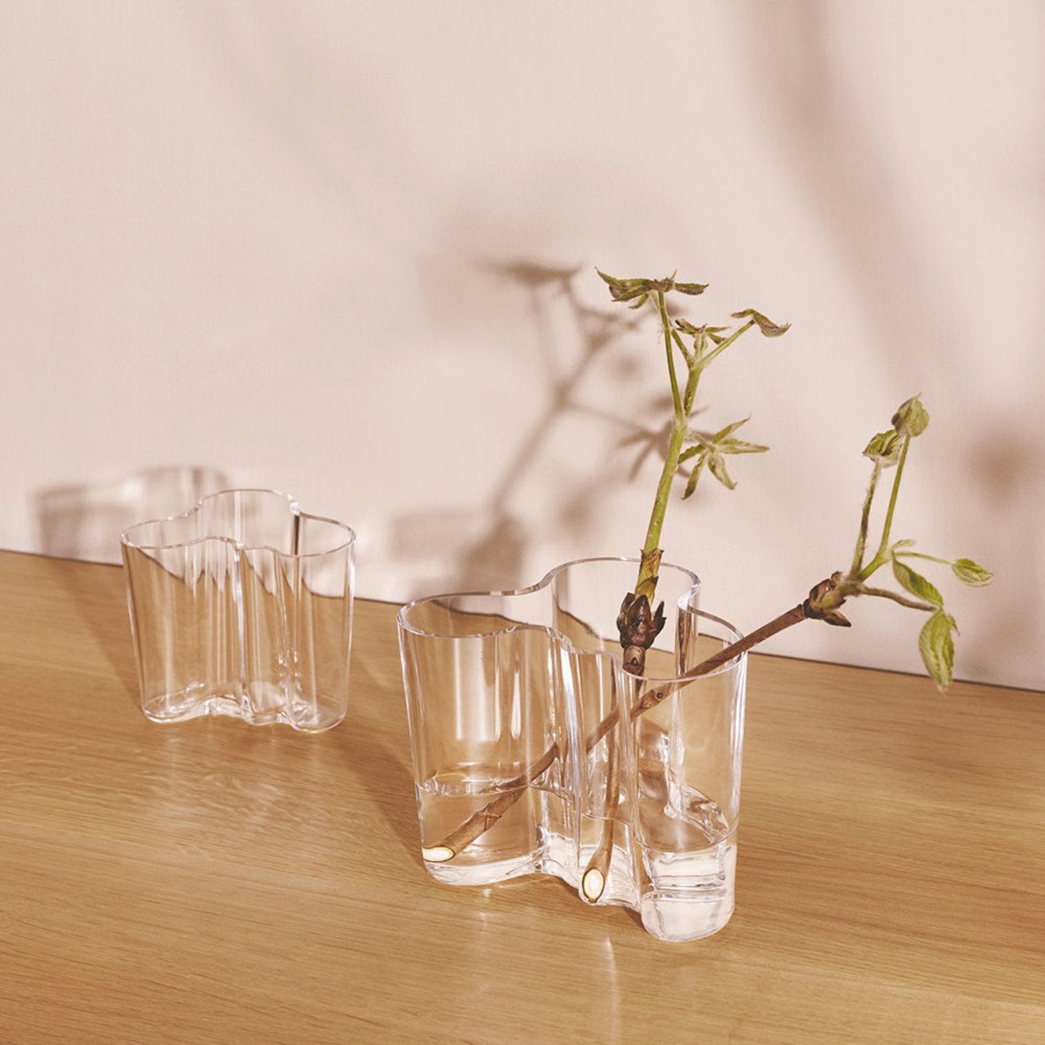 iittala | aalto savoy vase | clear 16cm – top3 by design