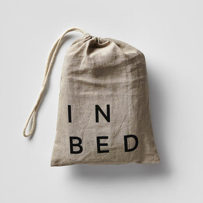 in bed | linen duvet cover | king | white - LC