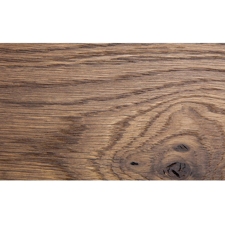 janua | bc 07 basket table boat shape | smoked oak + black base 220x110cm