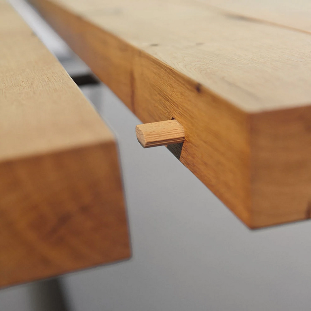 janua | bb 11 clamp table | oiled vintage oak 280x105cm