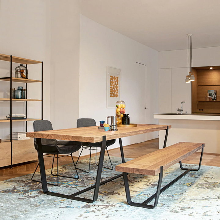 janua | bb 11 clamp table | oiled vintage oak 240x95cm