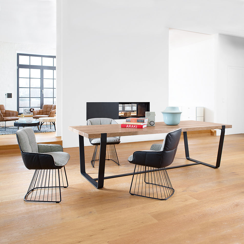 janua | bb 11 clamp dining table | oiled vintage oak 300x105cm