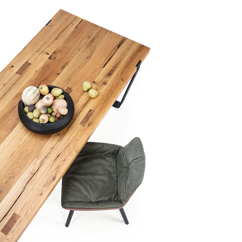 janua | bb 11 clamp dining table | oiled vintage oak 300x105cm