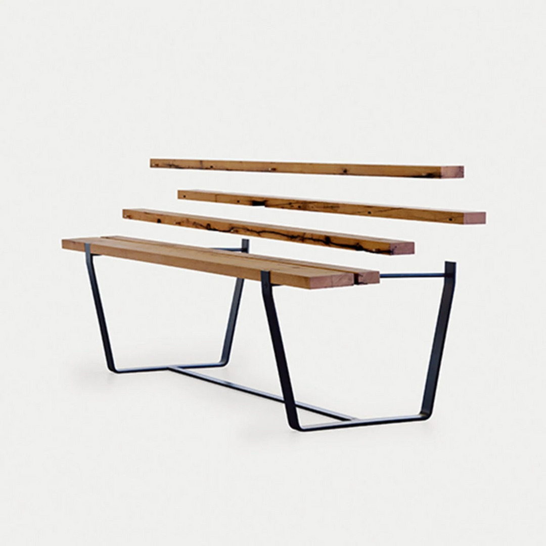 janua | bb 11 clamp table | oiled vintage oak 240x95cm