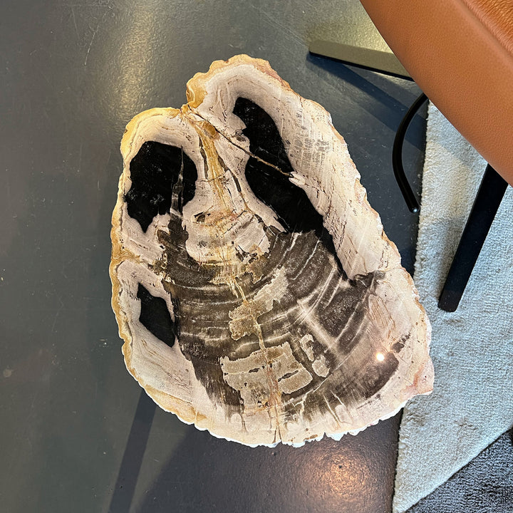 janua | bc 05 stomp stone table | 40cm | beige black 13