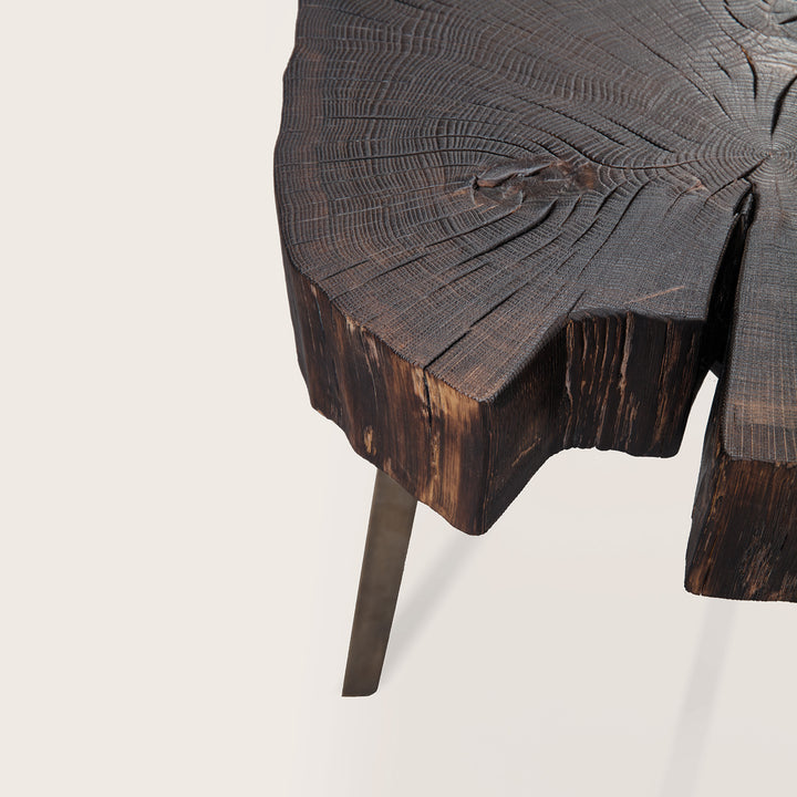 janua | bc 05 stomp table | 90-100cm | charburned oak shade brown