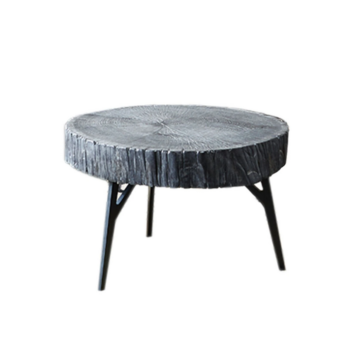 janua | bc 05 stomp table | 40-50cm | charburned limed oak shade grey
