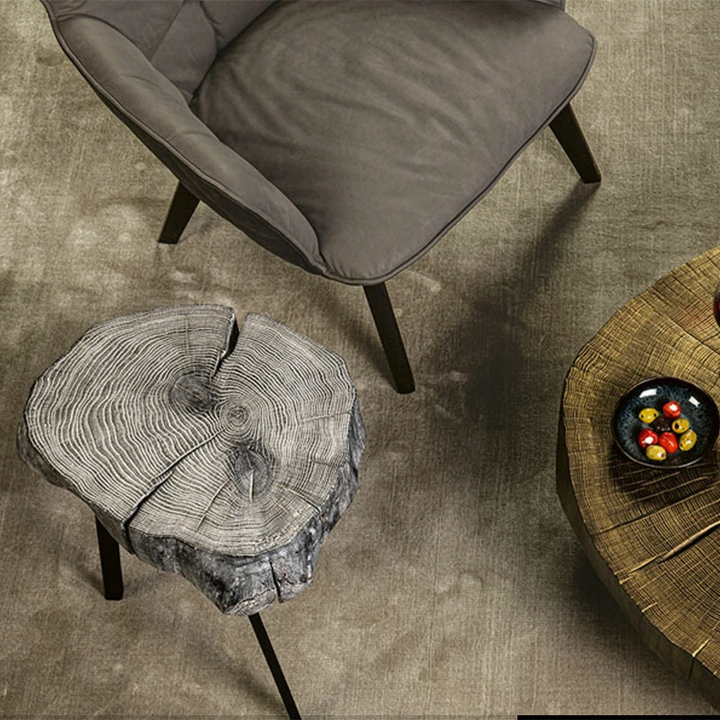 janua | bc 05 stomp table | 40-50cm | charburned limed oak shade grey