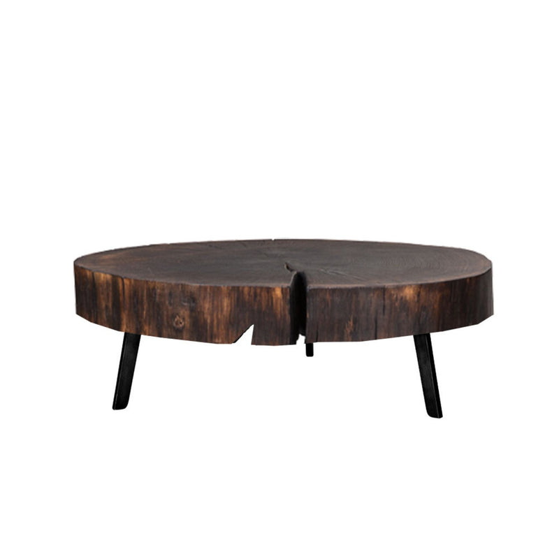 janua | bc 05 stomp table | 80-90cm | natural smoked oak raw