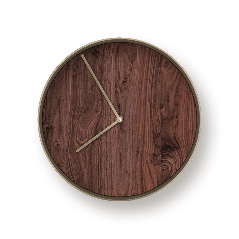 janua | mj 01 wall clock | american walnut