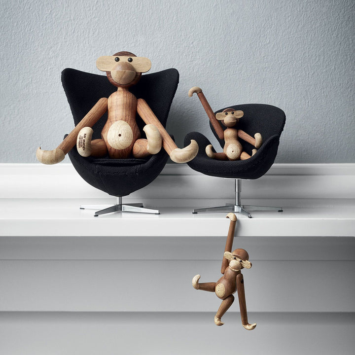 kay bojesen | monkey mini | teak + limba