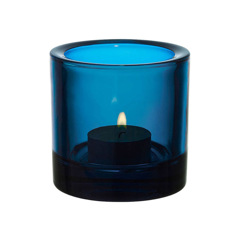 iittala | kivi votive candle holder | deep turquoise - DC