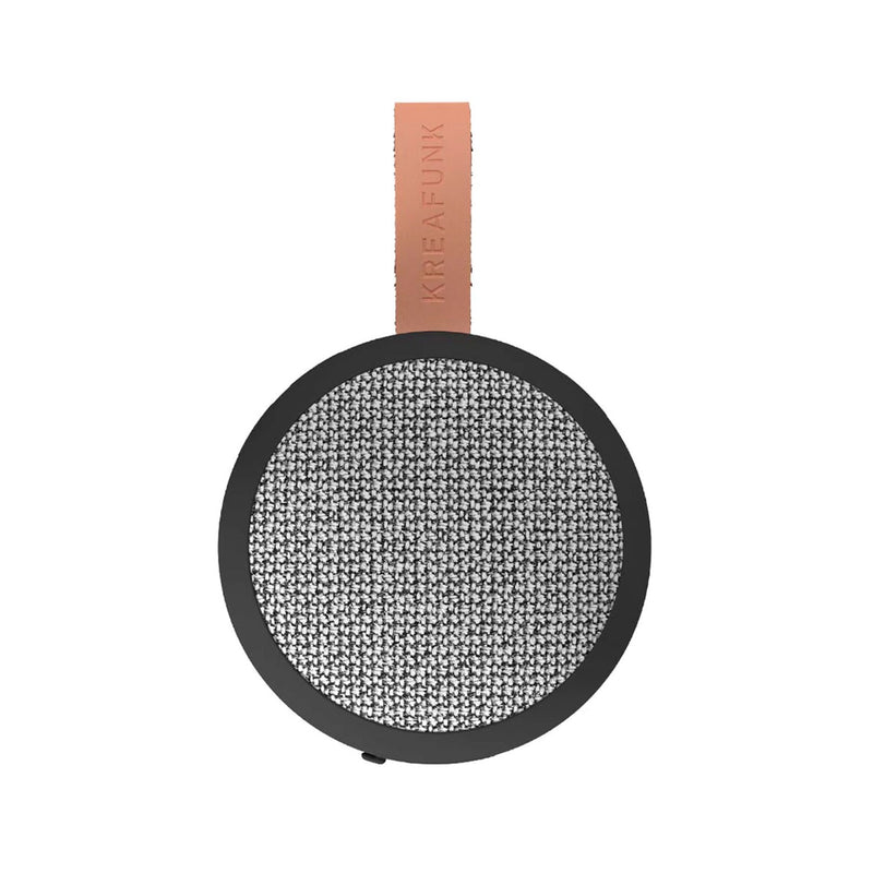 kreafunk | ago 2 fabric bluetooth speaker | black - 3DC