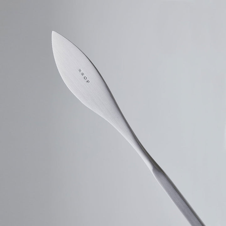 krof | collection no.1 | 24 piece cutlery set | brushed silver