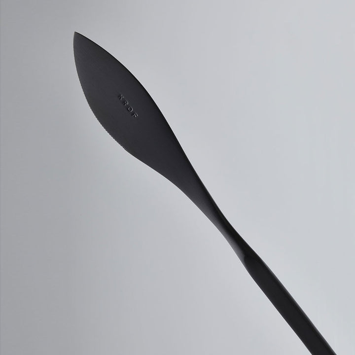 krof | collection no.1 | 24 piece cutlery set | matte black