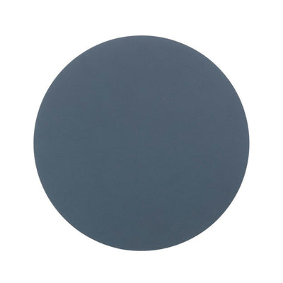 lind dna | table mat | circle medium | nupo dark blue