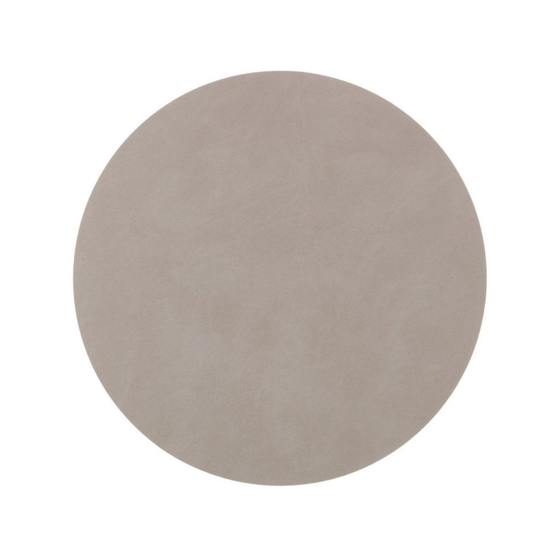lind dna | table mat | circle medium | nupo light grey