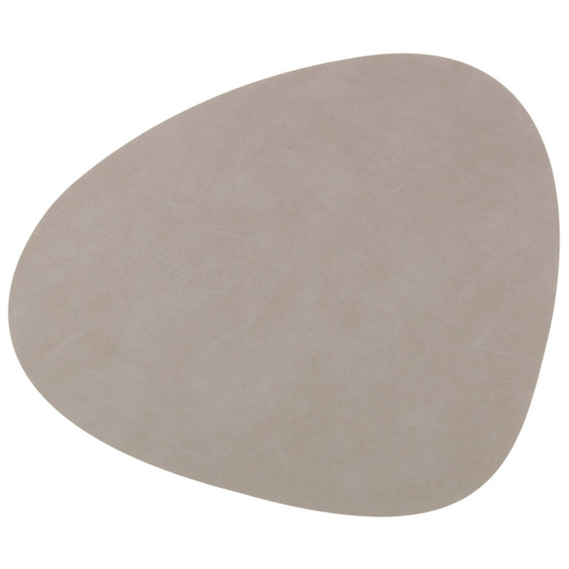 lind dna | table mat | curve large | nupo light grey