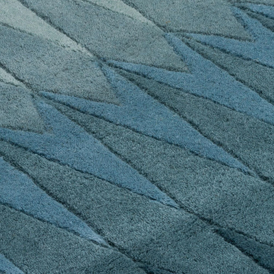 linie design | acacia floor rug | blue 170x240cm - LC