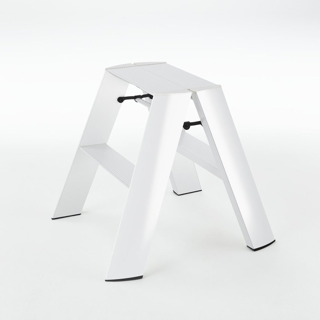 hasegawa | lucano 2 step ladder | white wide (japan) - LC