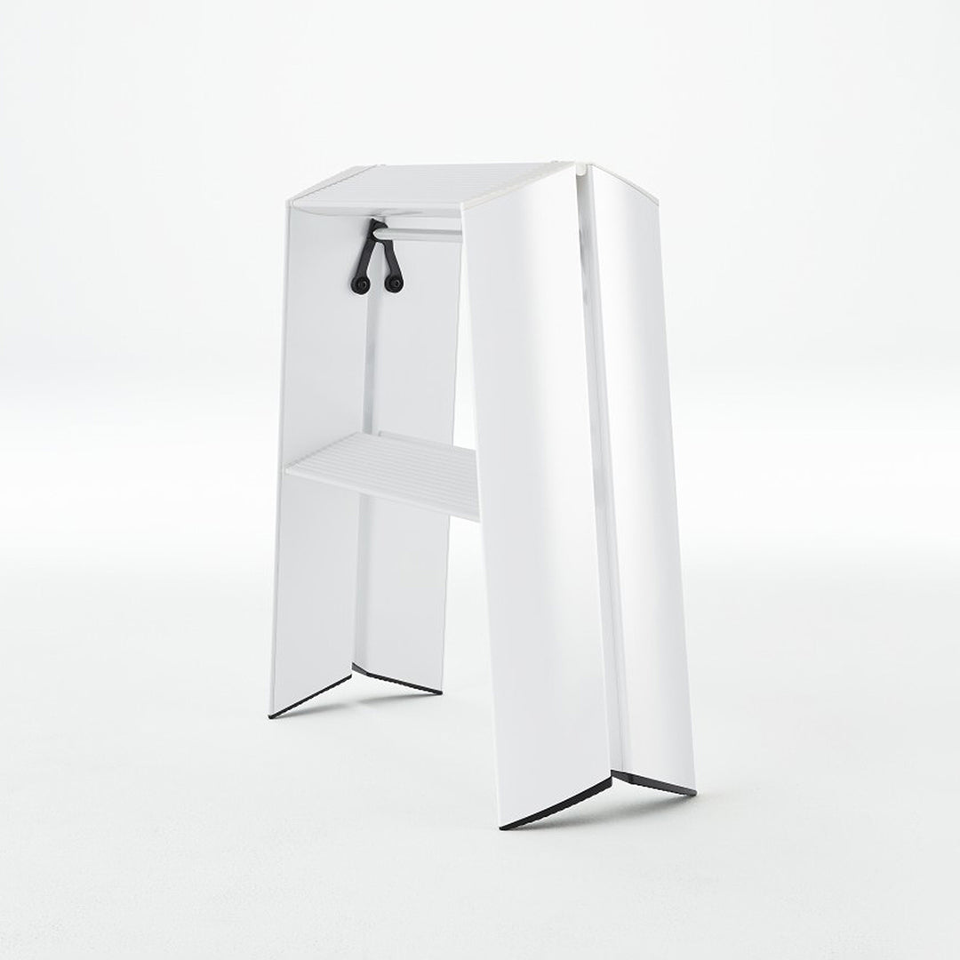 hasegawa | lucano 2 step ladder | white wide (japan) - LC