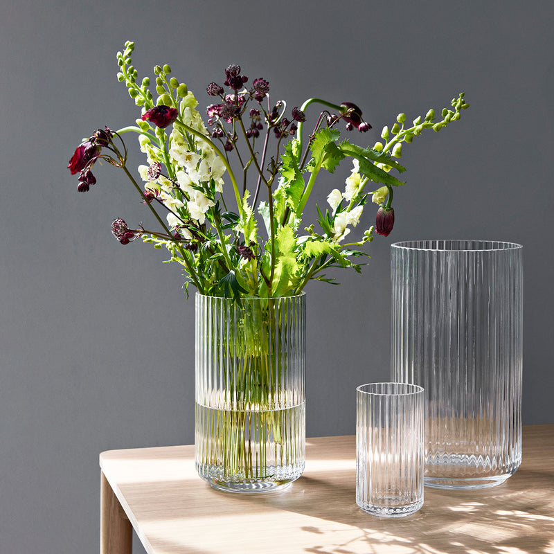 lyngby | mouth blown glass vase 20cm | clear - LC