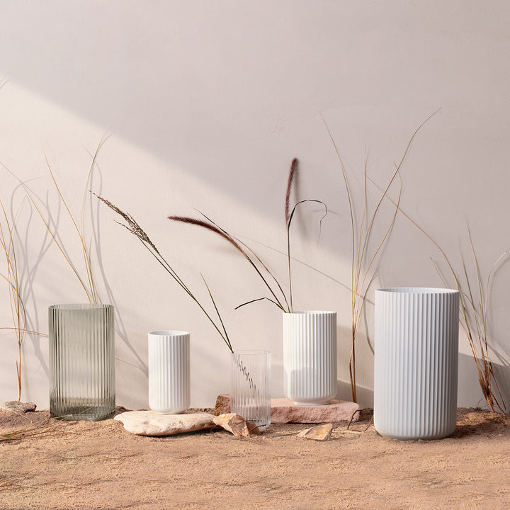 lyngby | porcelain vase 38cm | white - LC
