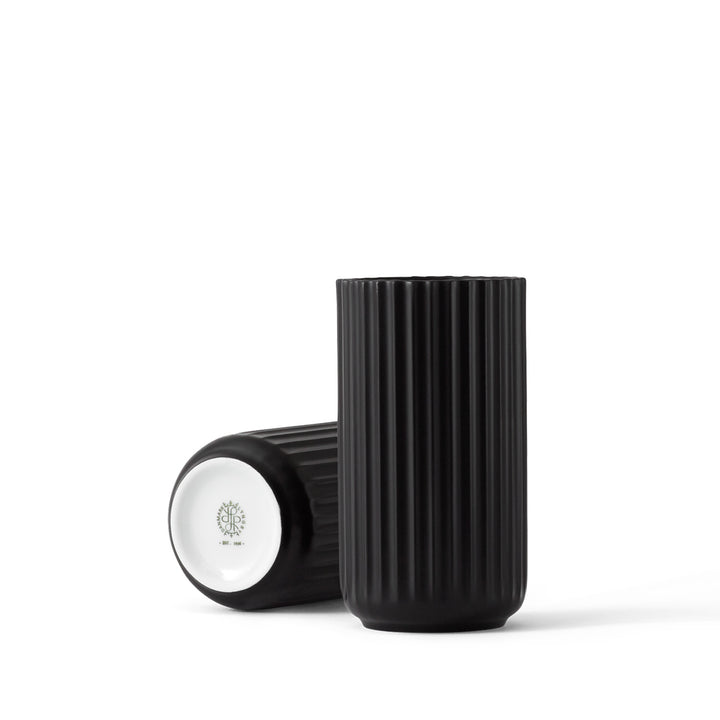 lyngby | porcelain vase 15cm | black - LC