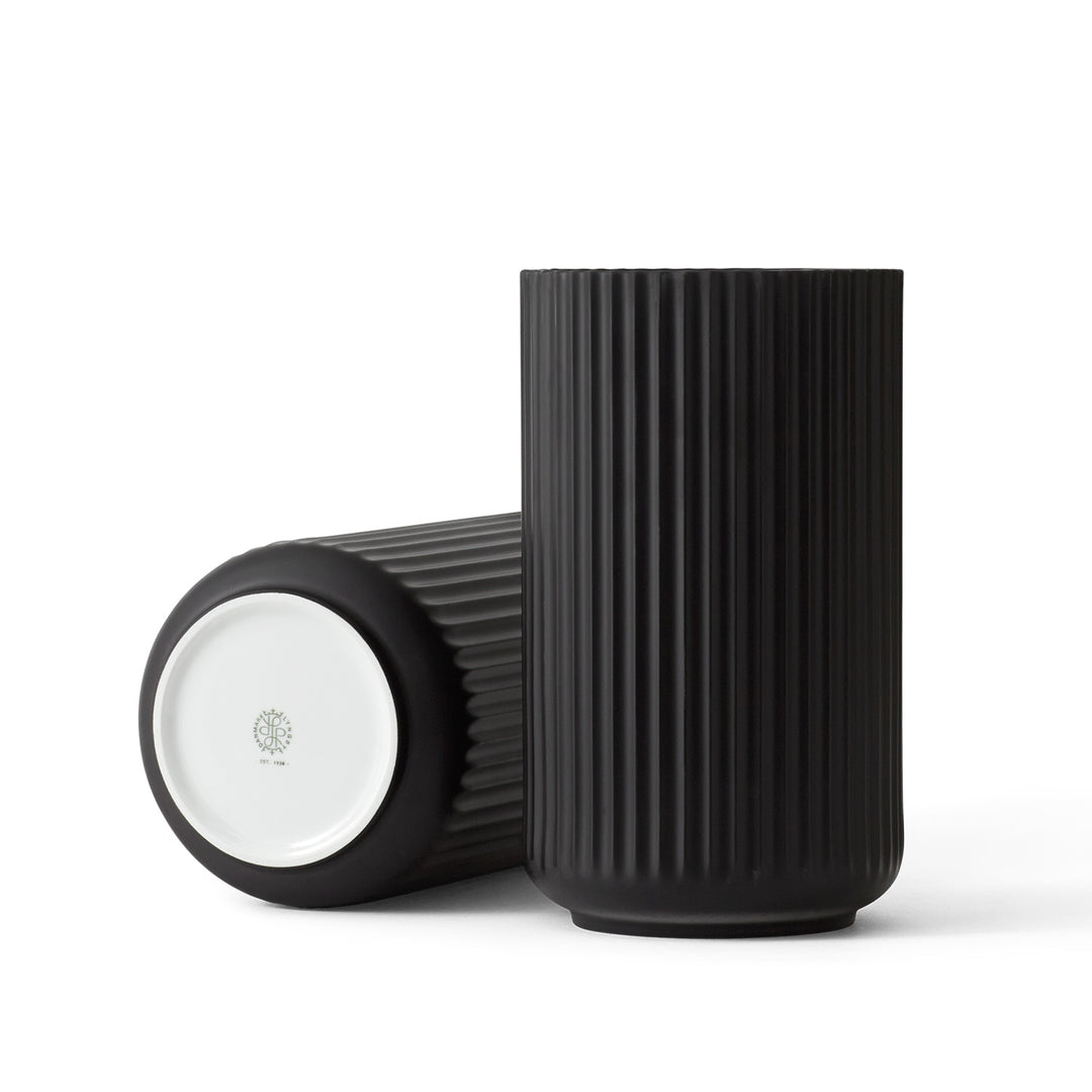 lyngby | porcelain vase 31cm | black - LC