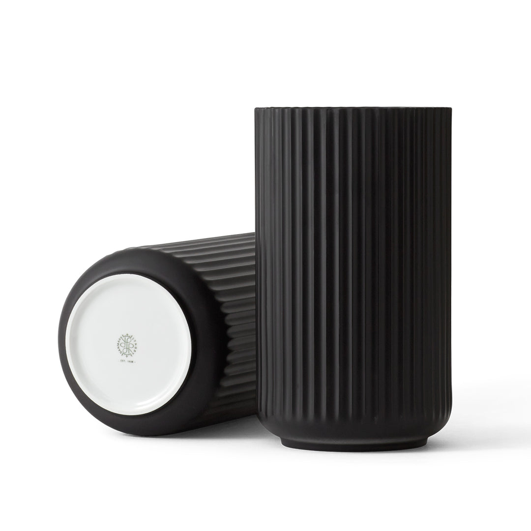 lyngby | porcelain vase 38cm | black - LC