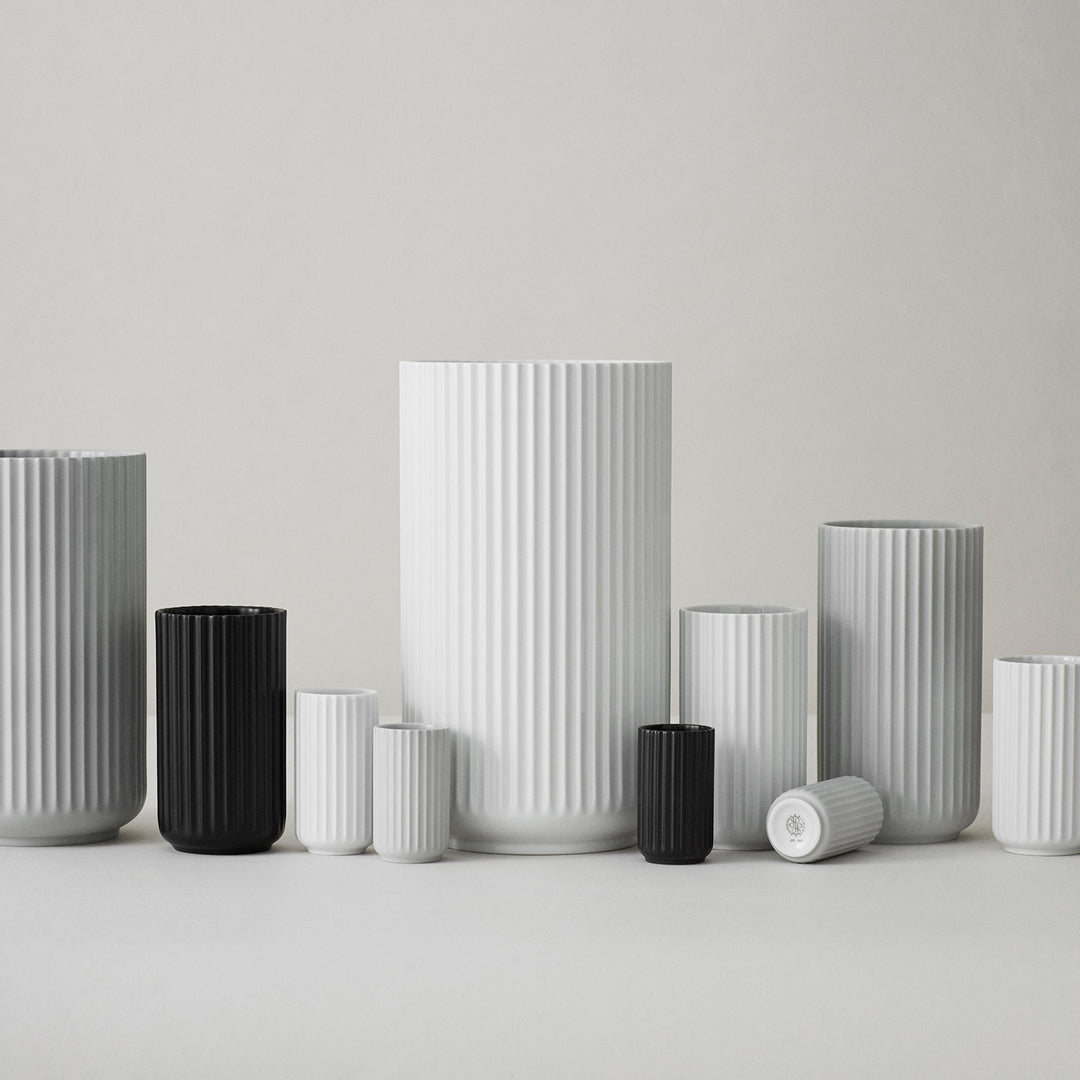 lyngby | porcelain vase 15cm | black - LC