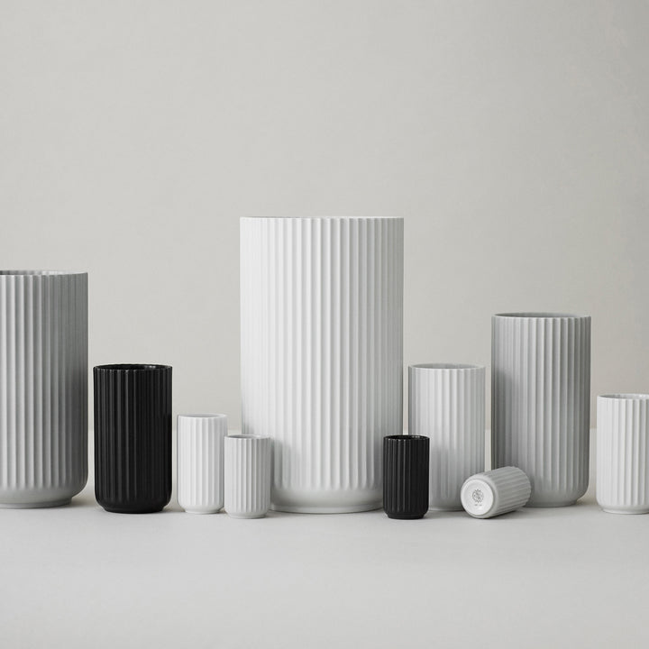 lyngby | porcelain vase 15cm | black - LC