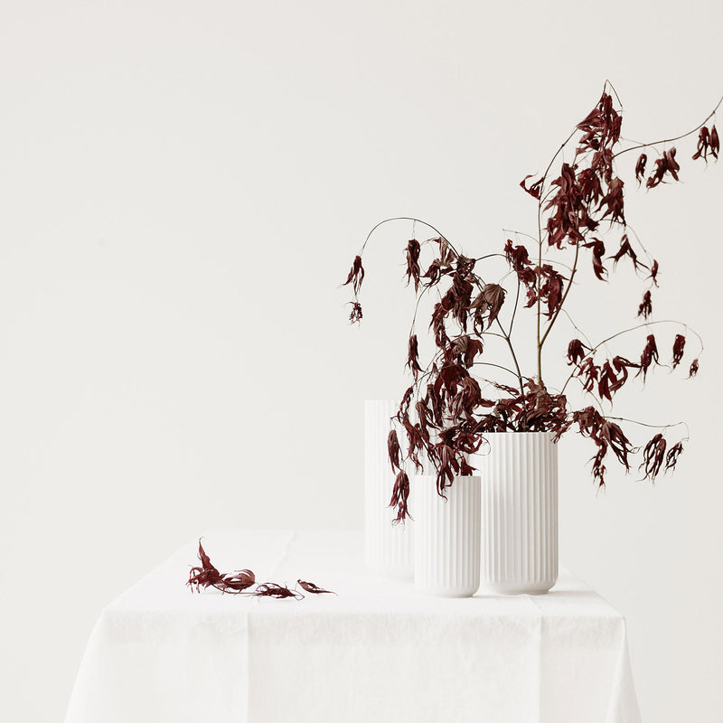 lyngby | porcelain vase 8cm | white - LC