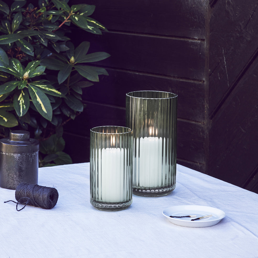 lyngby | glass vase 31cm | smoke - LC