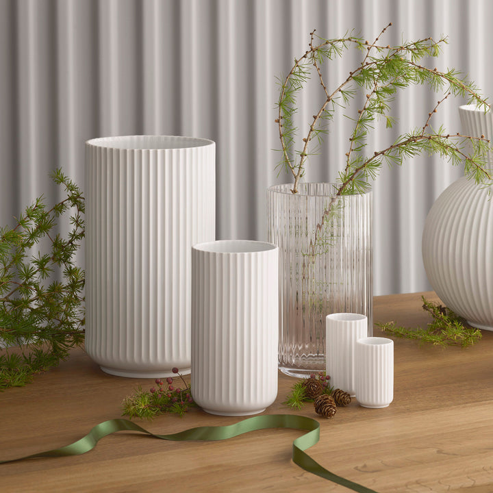 lyngby | porcelain vase 31cm | white - LC