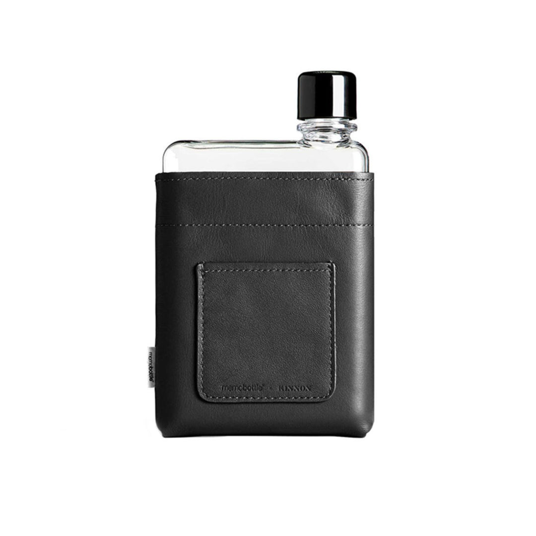 memobottle | sleeve A6 leather | black - LC