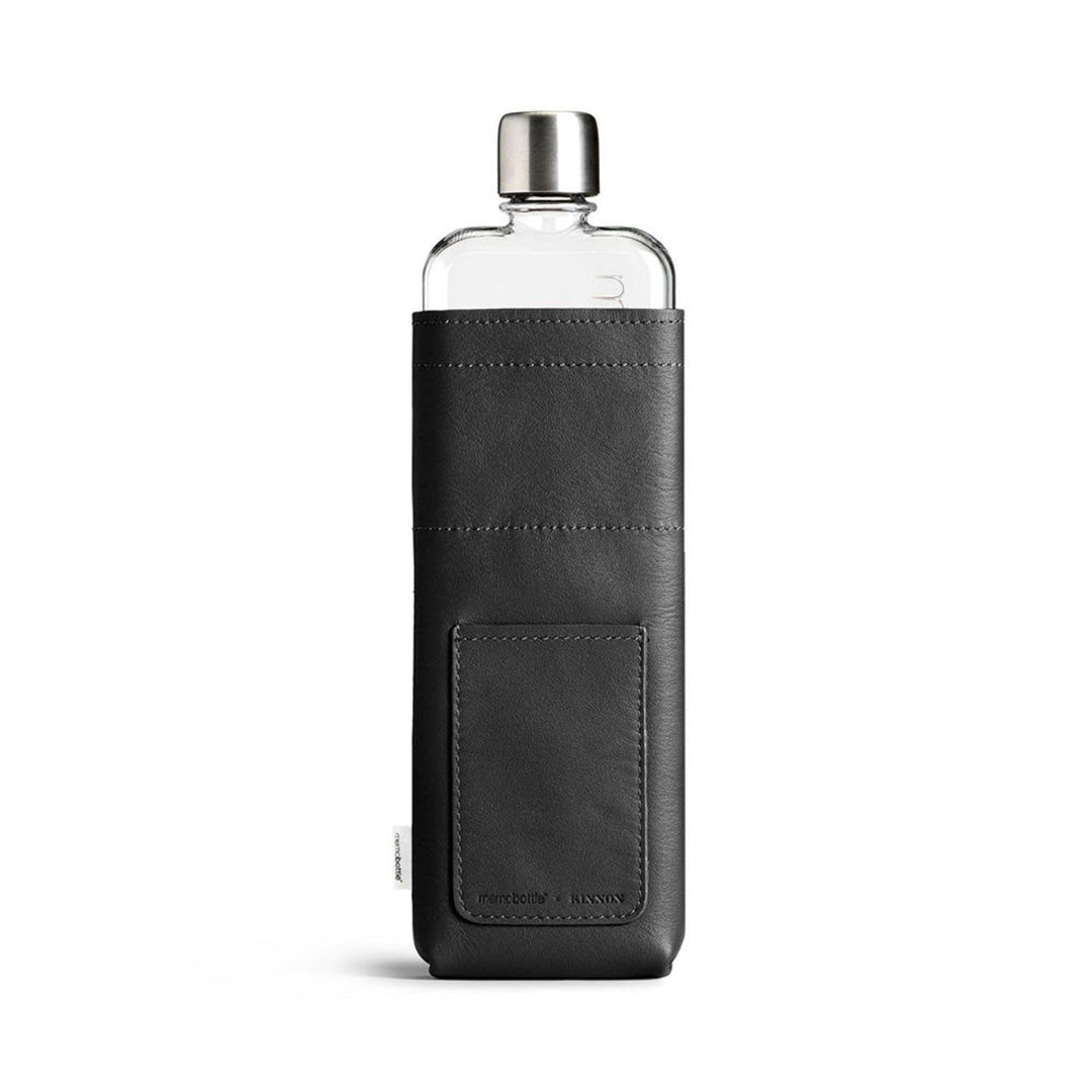 memobottle | sleeve slim leather | black - LC