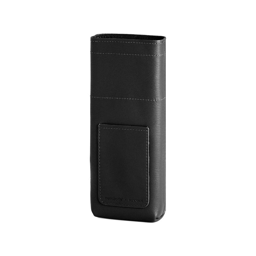 memobottle | sleeve slim leather | black - LC