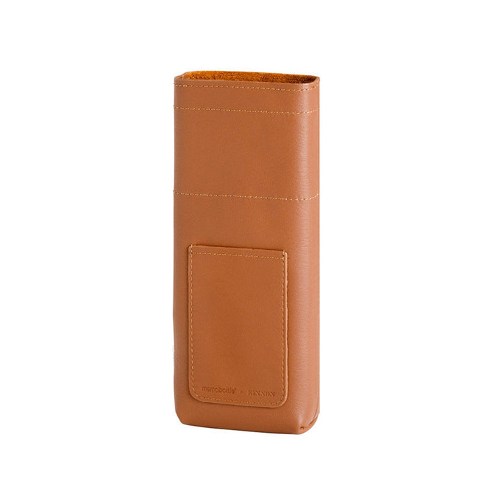 memobottle | sleeve slim leather | tan - LC